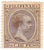Fülöp-szigetek forgalmi bélyeg 1890