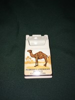 Camel cigarettás doboz reklám porcelán hamutál