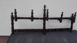 Carved hanger antique hardwood