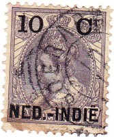 Holland Kelet-India forgalmi bélyeg 1900