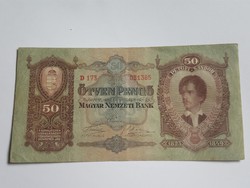  Szép 50 Pengő 1932 !!  ( 2 )