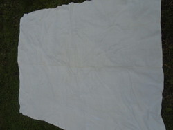 Hatalmasnak is mondható  dúsan lenvászon szőtt lenvászon takaró  198 x  150 cm