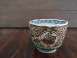 Antik japán imari szakés porcelán csésze 19.század