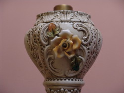 Óriási porcelán petróleum lámpa bázis