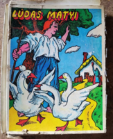 Ludas Matyi összerakó játék 1980 puzzle