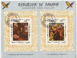 Panama emlékbélyeg blokk 1967