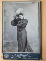 Antik cabinet photo, s.Wasservogel, gegenertung:1868