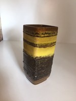 Iparművészeti, retro kerámia váza (66)