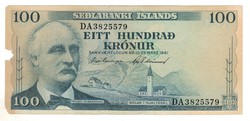 100 krónur 1961 Izland