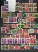 kb 130 darab magyar bélyeg lot régiek újak vegyesen Horthy kor KIÁRUSÍTÁS 1 forintról