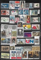 USA pecs bélyegek Mi 822-1281 44 db 13,20 EUR 1962-76 (f 409)