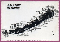 B - 0004     Balatoni kempingek térképe