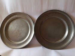 18. századi német ón tányérok  1718 szabadkőműves?