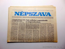 1984 március 4  /  Népszava  /  SZÜLETÉSNAPRA! Eredeti, régi újság :-) Ssz.:  17990