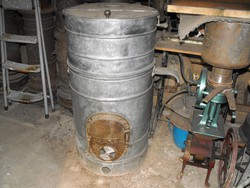 Rarity weiss manfréd wm csepel nice vintage stove water heater stove renovated museum piece
