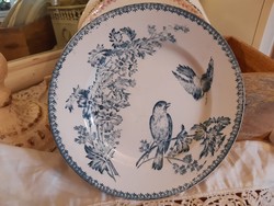 Meseszép, madaras LONGWY francia  tányér 22,5 cm