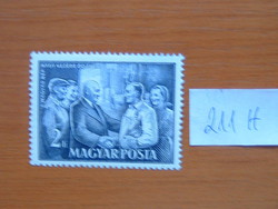 MAGYAR POSTA 2 FORINT 1952 Rákosi Mátyás születésének 60. évfordulója 211H