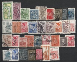 34 db Yugoszláv bélyeg régiek is szép darabok lot KIÁRUSÍTÁS 1 forintról