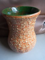 retro rücskös kerámia váza