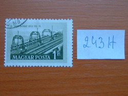 MAGYAR POSTA 1 FORINT 1952-es VASÚTAS NAP 243H