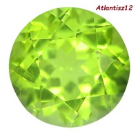 VALÓDI, 100% TERMÉSZETES PERIDOT (OLIVIN) DRÁGAKŐ 1,64ct (VVS) TISZTASÁGÚ