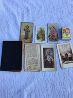 Páduai Szent Antal - P. Özséb  kis imakönyve imakönyv imádságos könyve + emléklap, szentkép, kegykép