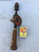 Antik mini kicsi ritka amerikáner fúrógép - kézi fúró furdancs