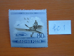 MAGYAR POSTA 80 FILLÉR  1954-es légiposta - repülés napja 80 I 