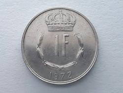 Luxemburg 1 Frank 1972 - Luxembourg 1 Franc pénzérme eladó