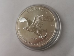 2014 Kanada sas ezüst érme 31,1 gramm 0,999 Ritkább