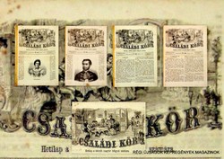 1863 április 12  /  Családi Kör   /  ANTIK, RÉGI EREDETI ÚJSÁG RITKASÁG! Szs.:  10499