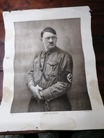 Hitler kép korabeli nyomat 50x38cm