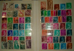 Kb 50-80 darab spanyol bélyeg lot régiek újak vegyesen Károly Franko stb KIÁRUSÍTÁS 1 forintról
