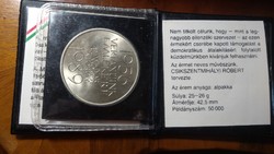 1956-os vértanúk emlékére kibocsájtott érmék, 3 db, gyűjtőknek.