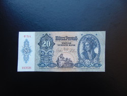 20 pengő  1941 C 314  Szép ropogós bankjegy !     