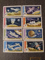 űrhajós bélyegeksor postatiszta