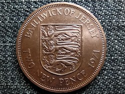Jersey II. Erzsébet 2 új penny 1971 (id42084)