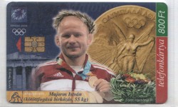 Magyar telefonkártya 0059    2004 Athén érmesei  15.000.db-os
