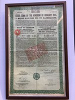 Magyar Királyság államkötvény 1924
