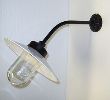 Kültéri vas fali lámpa