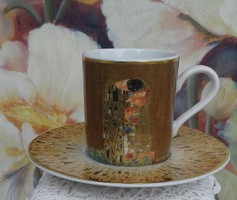 Goebel Gustav Klimt  mokkás csésze