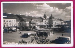 E - 0023 - - - 1940  Kolozsvár - Mátyás Király tér   (VISSZATÉRT bélyegzéssel)