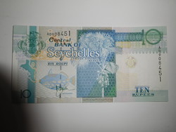 Seychelle szigetek 10 rupees 1998 UNC  