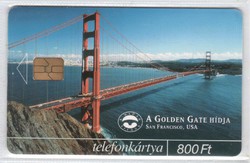 Magyar telefonkártya 0164    2000 Golden Gate    100.000 Db-os