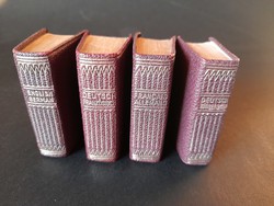 Miniatűr szótár sorozat - 4 db