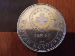 125 éves a Magyar Vörökereszt 50 forint emlék érme 2006 2.