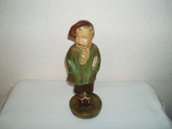 Rarer! Dr rank little boy with book sculpture in ceramic-beautiful condition