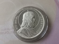 Szt István ezüst 5 pengő,gyönyörű darab kapszulában,így ritka