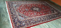 Keshan kézi csomózású perzsa szőnyeg 