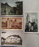Debrecen 4 db szép régi képeslap egyben